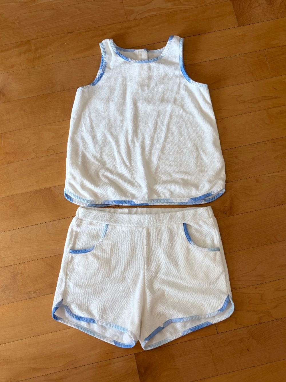 White Terry Two-Piece Set